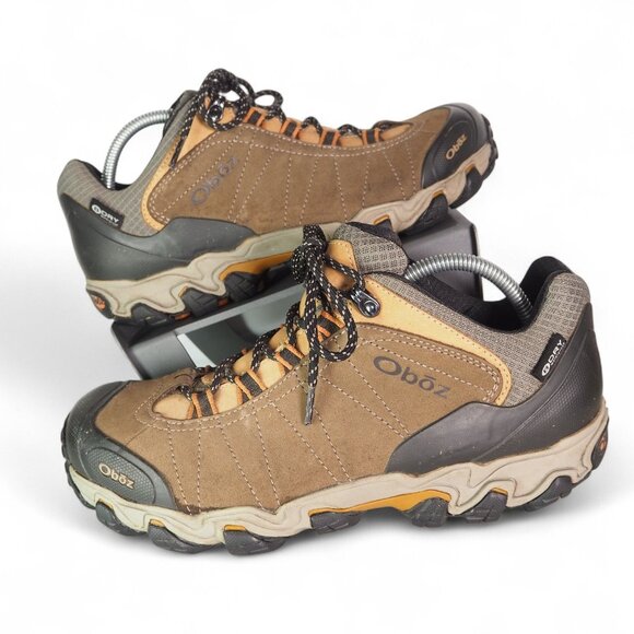 Oboz Bridger Low Waterproof Outdoor Hiking Shoes Boots Canteen